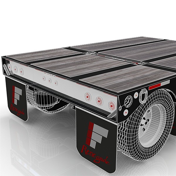 fontaine renegade lowboy extendable 3d model - Fontaine LXT40 Renegade extendable lowboy by bansheewoj